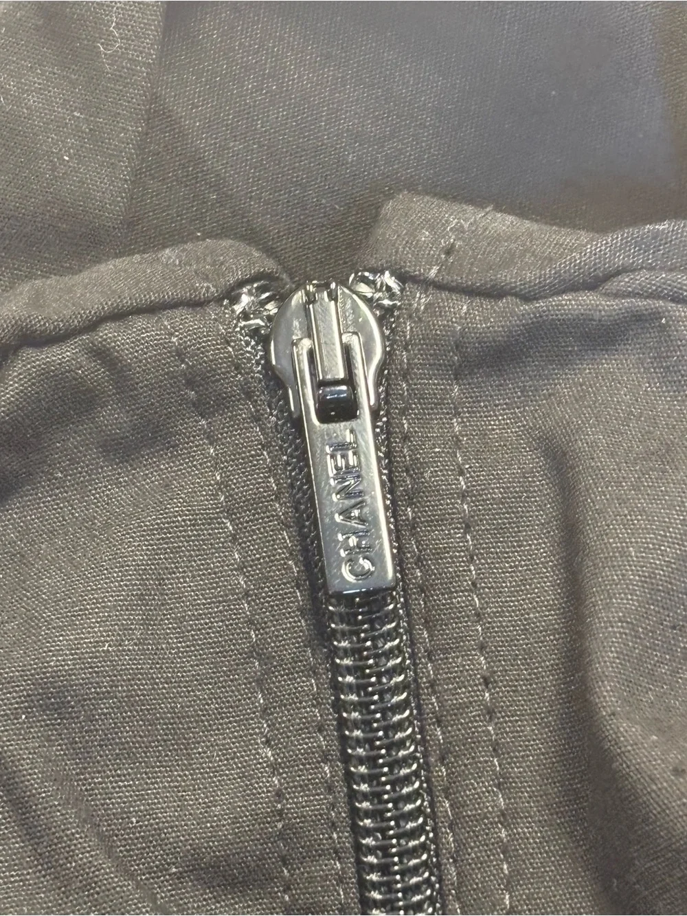 CHANEL Black Logo Garment Cover